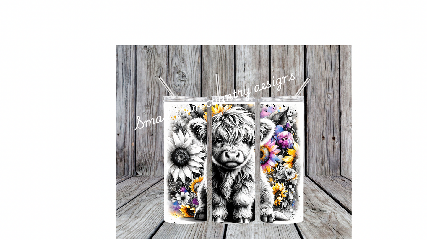 Baby highland cow 20oz Tumbler
