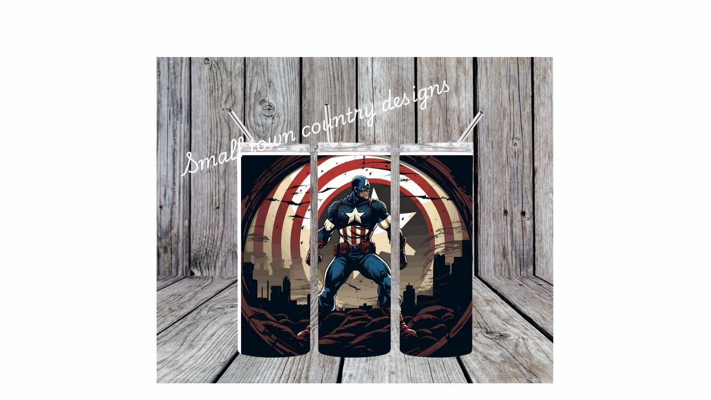 Captain America 20oz Tumbler