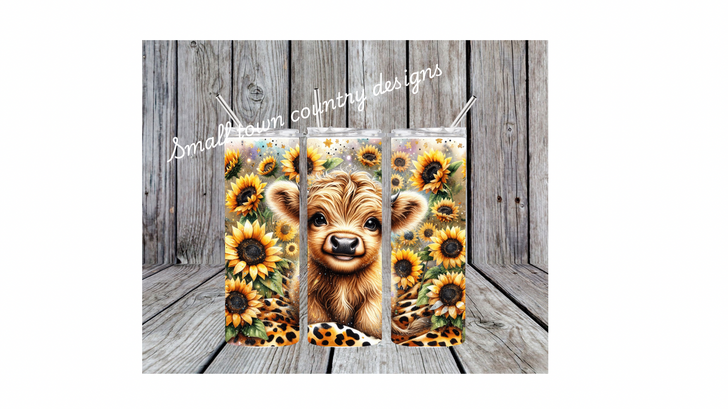Baby highland cow 20oz Tumbler
